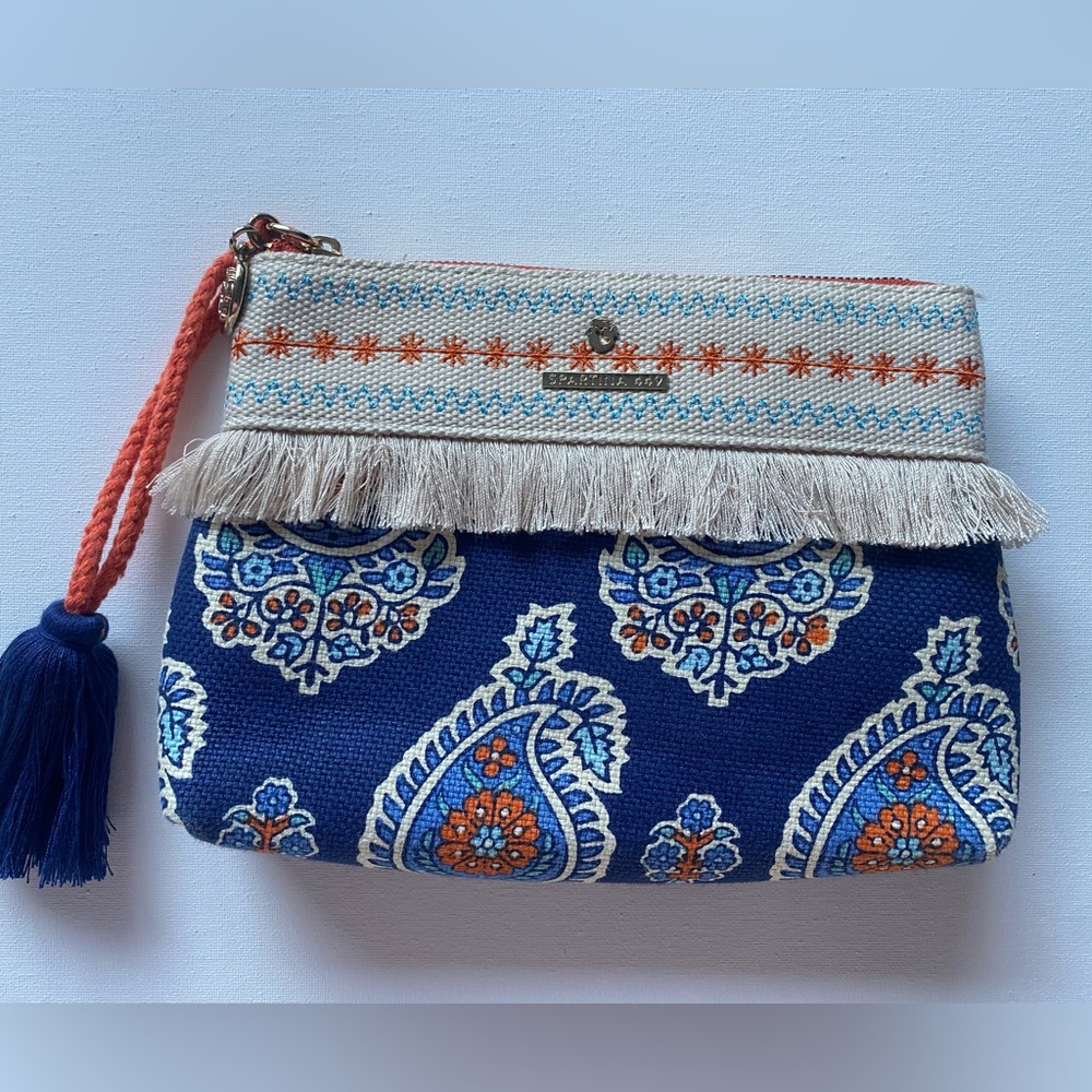 NWOT Spartina 449 Maci Paisley Wristlet